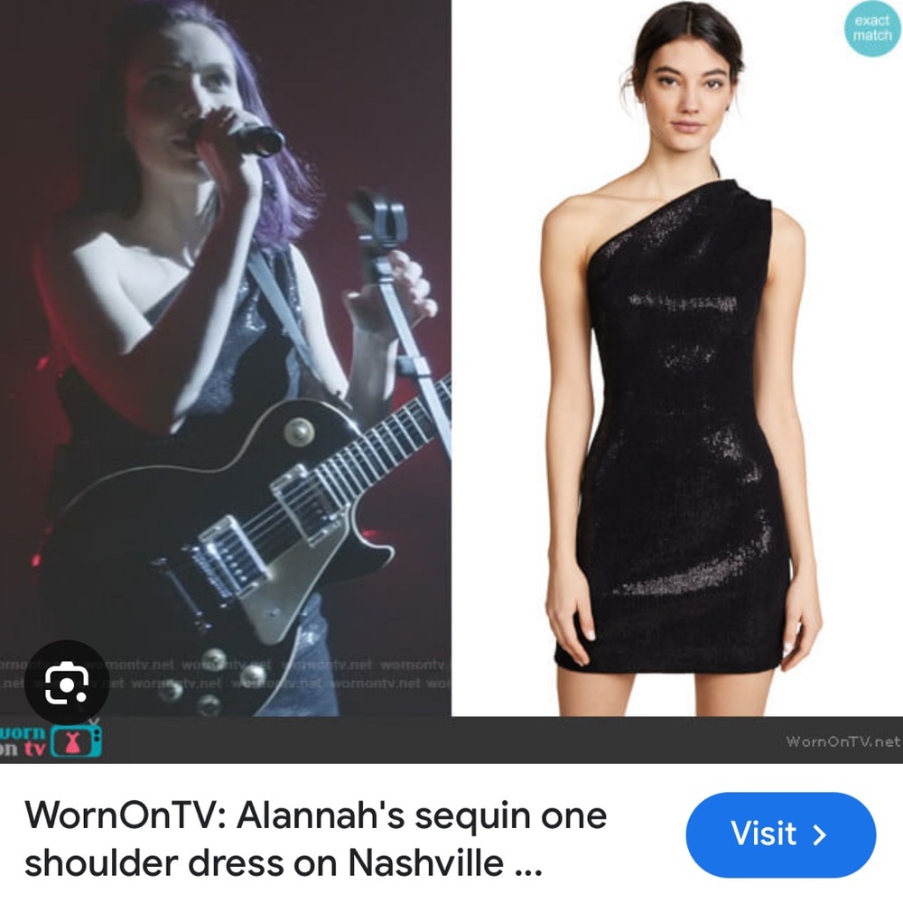 Haney Black Sequin dress